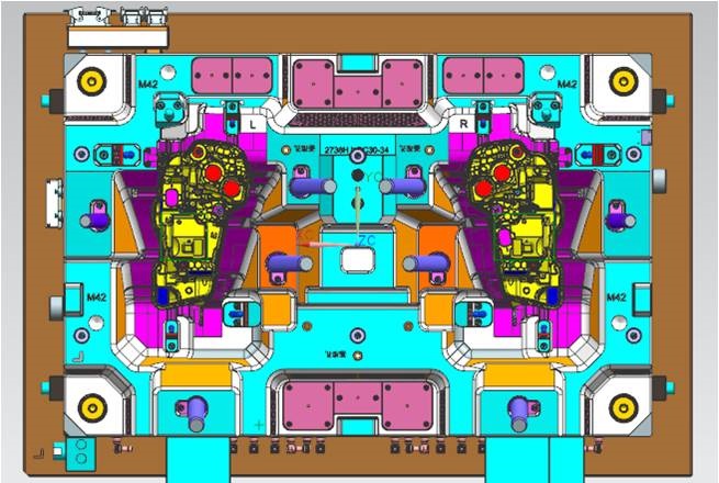 Housing 汽車(chē)車(chē)燈模具