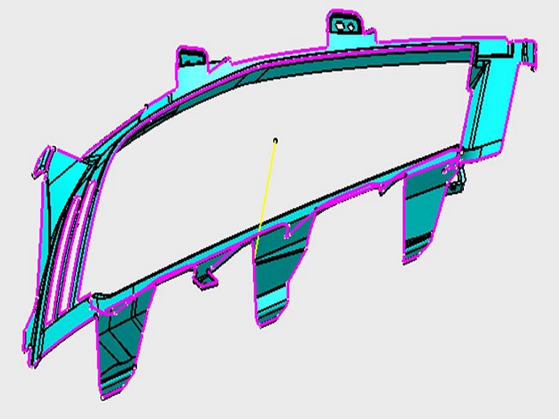 汽車(chē)車(chē)燈模具—Main Bezel